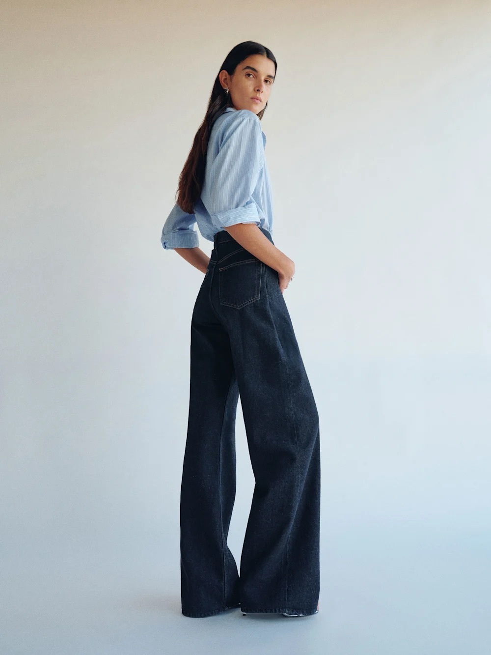 Reformation Cary High Rise Slouchy Wide Leg Jeans
